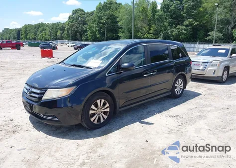 2015 Honda Odyssey Ex-L из США, поврежденный, VIN 5FNRL5H63FB019446